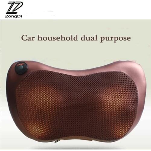 ZD 1pcs Car Protect Neck4/8 balls Massage Pillows For Hyundai Solaris Volvo kia Rio K2 Mini Cooper Mitsubishi Chevrolet Cruze
