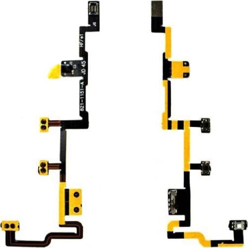 10Pcs/lot Power Volume Button Switch Flex Cable for Apple iPad 2/iPad 2 CDMA/iPad 3/iPad 4/iPad Air iPad 5/iPad Air 2 iPad 6