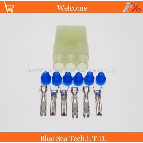 100 sets 6 Pin/way female Auto sensor plug,Car waterproof electrical connector for SUMITOMO etc