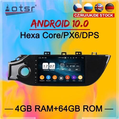 2 Din IPS Screen Android 10 DSP Car Multimedia Player For KIA K2 RIO 2017 2018 2019 GPS Navigation Audio Radio Stereo head unit