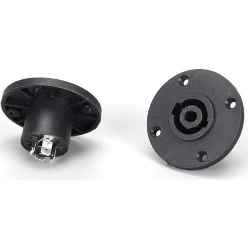 2pcs/lot 4 Pin Speakon Female Jack Socket Connector Amplifier Converter for PA Amplifier Cable Audio Loudspeaker