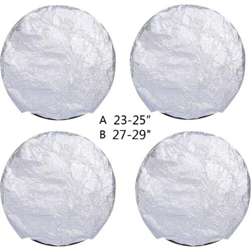 4 Pcs/set Car Tire Covers Wheel Protector Waterproof Sun Rain Frost Snow Protect