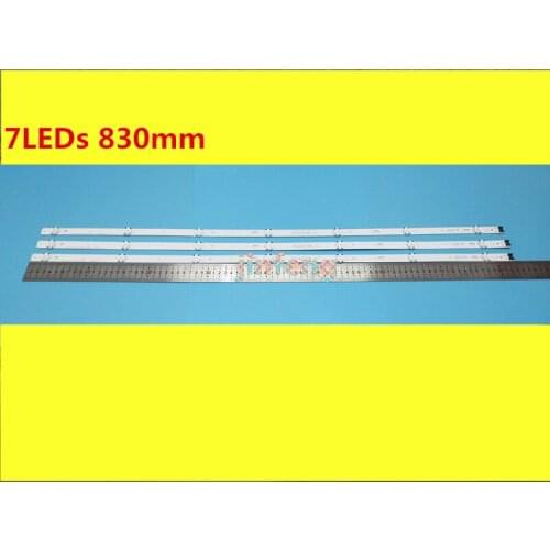 6 PCS 7LED 83cm tira CONDUZIDA para LG 43UK6300PLB 43UJ634V 43LJ61_FHD_L LC43490059A LC43490058A Innotek 17Y 43inch_A LC434