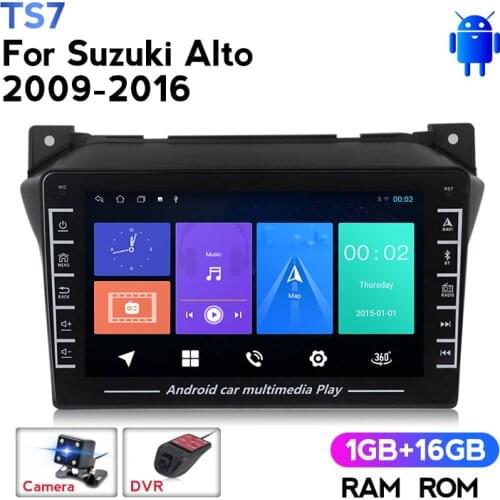 8 inch IPS HD Car dvd radio player GPS Navigation For Suzuki alto 2009 2010 2011 2012 2013 2014 2015 2016 NO DVD 2din USB BT
