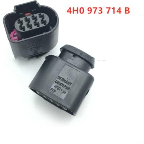 8Pin Car Lane changing auxiliary harness plug connector for Volkswagen Audi OEM NO 4H0 973 714 B