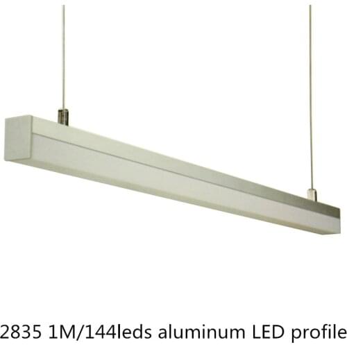 2pcs 2835/5050 led aluminium profile 1M 168/120 leds led bar light, 12V/220V/110V led tube light for cabinet closet kitchen