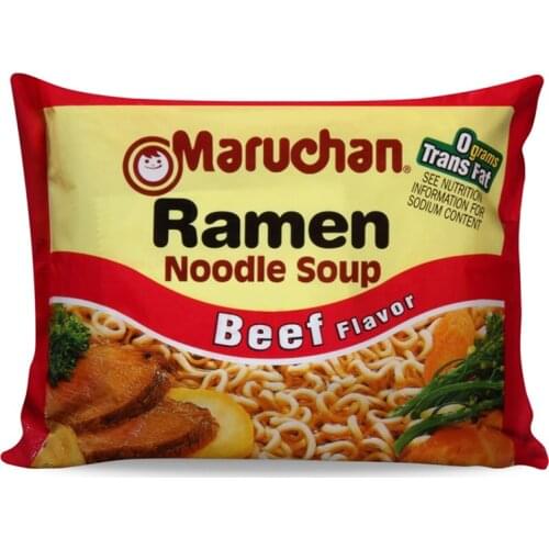 Ramen/Pizza Crust/Popcorn 3d printed Pillow Case Polyester Decorative Pillowcases Throw Pillow Cover food