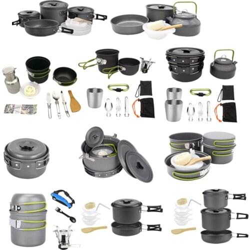 Outdoor Cooking Pot Lightweight Hiking Grade Rice Cooker Cooking Utensils