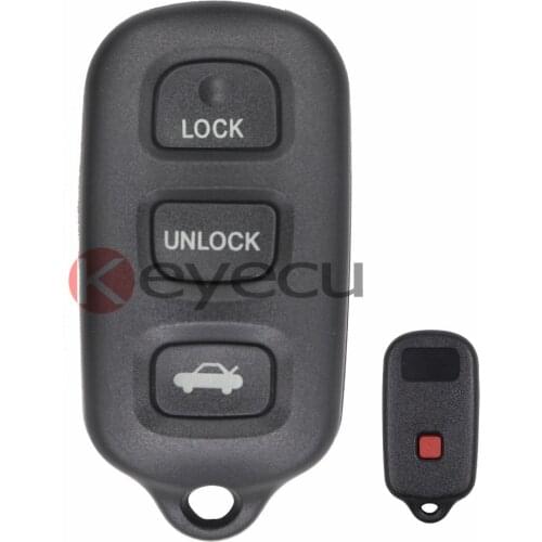 KEYECU Remote Keyless Shell for TOYOTA Sequoia 4Runner Sequoia Matrix Key Replacement
