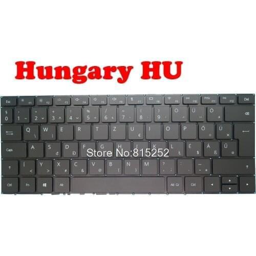 Laptop Keyboard For HUAWEI MateBook WRT-W19L WRT-W29L HN-W19L HN-W19R United States US/SP/TR/HU Black With Backlit