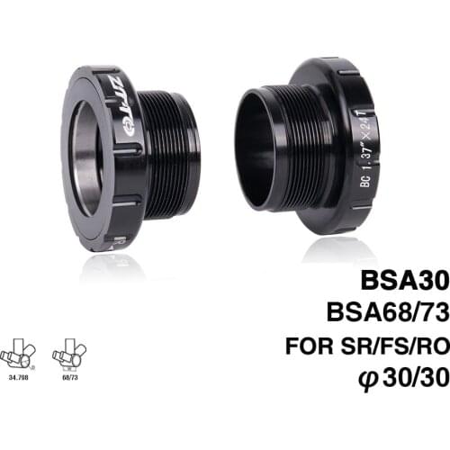 MTB Road Bike Bottom Brackets BSA30 BB68 BSA 68 73 External Bearing for BB Rotor Raceface SLK BB386 30mm Crankset