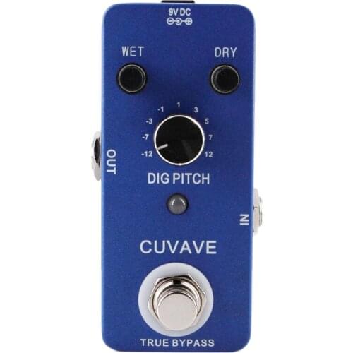 CUVAVE DIG PITCH Guitar Effect Pedal with 9 Types Pitch Shift +- Oct Pitch Range FulI Metal Shell True Bypass