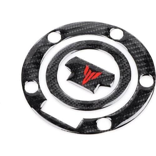 Fit for YAMAHA MT Logo MT MT-07 MT-09 MT07 MT09 FZ-07 FZ-09 Fuel Tank Cap Sticker 3D Carbon Motorcycle FUEL CAP STICKER