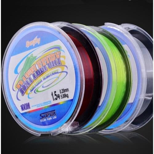 POETRYYI 3-color 100m main strand sea fishing line sub-nylon fishing line 30