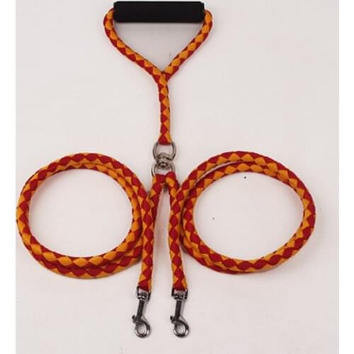 Dog Leash Double Tangle Free Leash Two Dogs Pet Dog Harness Leash Rope For Walking Training Running Pet Supplies