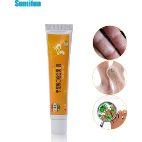 Sumifun 1Pcs Soft Ointment Hand Foot Crack Cream Heel Chapped Peeling Repair Frostbite Anti Dry Crack Skin Care P1009
