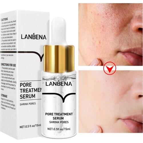 15ml Pore Shrink Serum Nourishing Moisturizing Repairing Face Oil-Control Pores Treatment Smooth Liquid Essence Skin Care