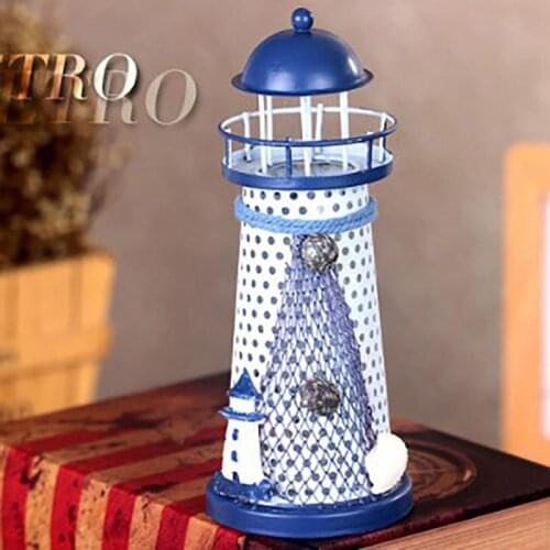 House Ornament Mediterranean Style Anime Lights Nigh Lights Neon Sign LED Light Beacon Ocean Lighthouse Nightlight for Gift