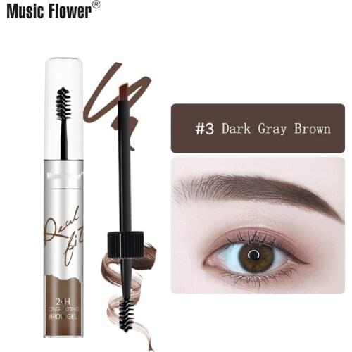 Eyebrow Enhancers Womens Cosmetics High Quality Professional Makeup Brown Eyebrow Cream Makeup Eyes Coloring Waterproof Brush