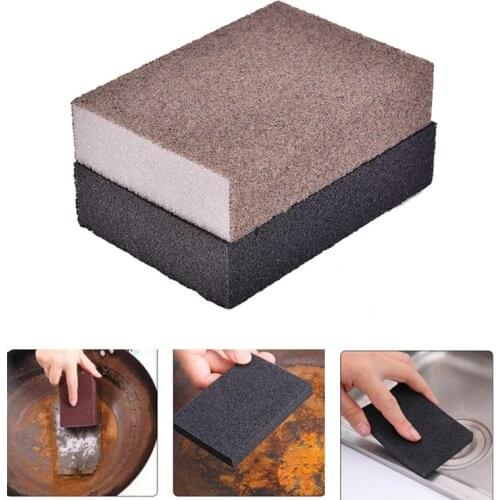 High Density Sanding Sponge Cleaning Super Descaling Sponge Rust Magic Wipe For Pan Bottoms Kitchen Cleaning Tools 1PCS