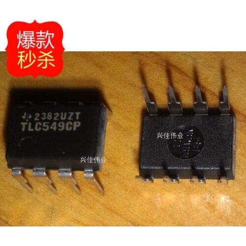 10PCS New TLC549CP TLC549C DIP8 Package Data Acquisition - Analog to Digital