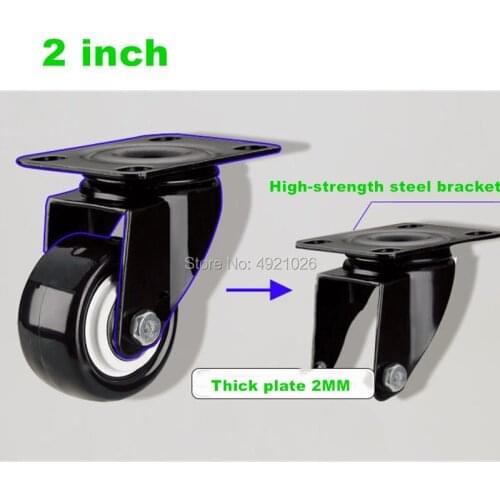 2 inch Low Casters/wheels,FOR heavy carts, machine tools, large equipm,HOME/Industrial Hardware