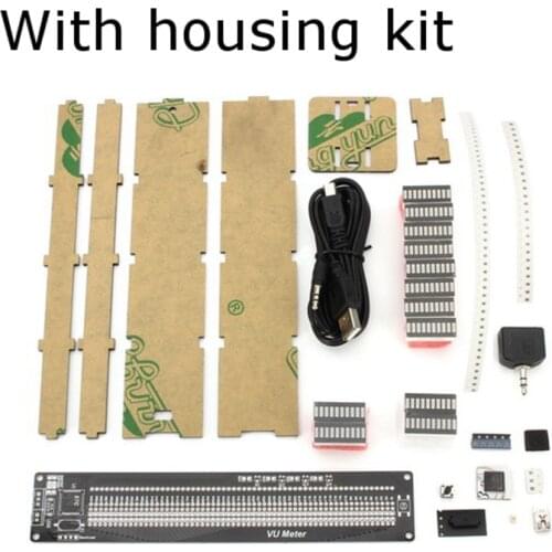 AS60 Dual Channel LED Digital Music Spectrum Audio Sound Level Display DIY Kit