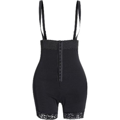 Hip Pants Fat Woman Large Size Breasted One-Piece Abdomen Tight-Fitting Tummy Control Body Shaper Shorts