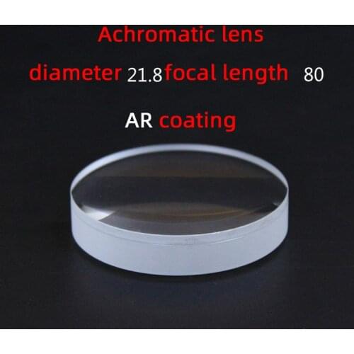 Diameter21.8MM Focal length80MM achromatic lens factory custom telescope lens magnifier various sizes
