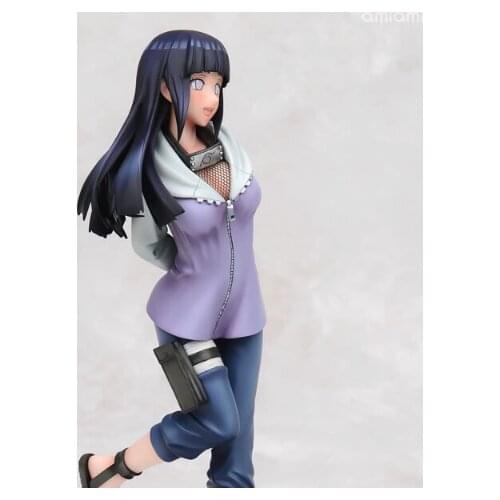 Action Hinata Hyuuga Figure Toys For Children Anime Naruto Ninjia Figurines 20cm Hyuuga Hinata Model Collectible Desk Decor Gift