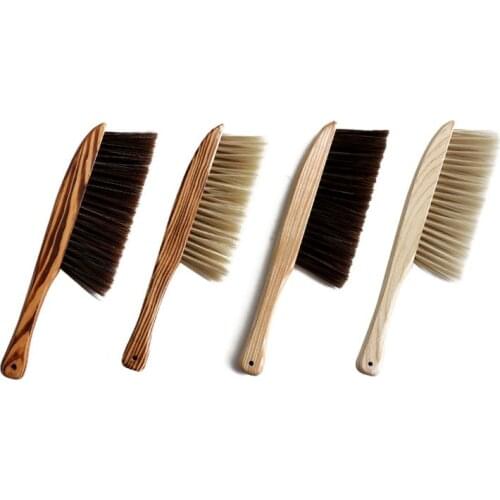 Cleaning Tools Long Handle Bristles Bed Brush Wooden Antistatic Dust Brushes Carpet Sofa Clothes Household Supplies