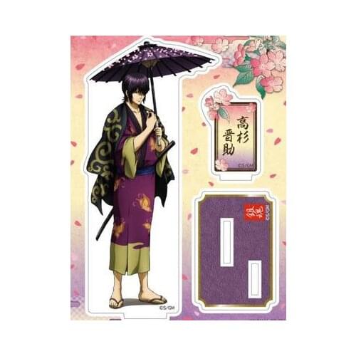 Kimono Umbrella Series GINTAMA Sakata Gintoki shin Acrylic Stand Figure Cartoon Model Plate Desktop Decor Toys Cosplay Gifts