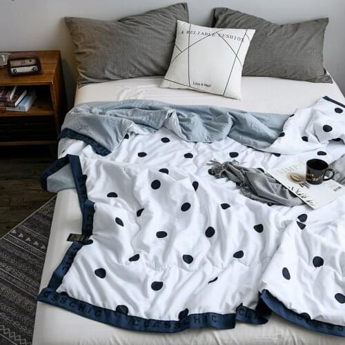 Summer Quilts lattice&Heart-shaped duvet bed cover set Air Condition blanket coverlet Washed cotton throw blankets Solid bedding