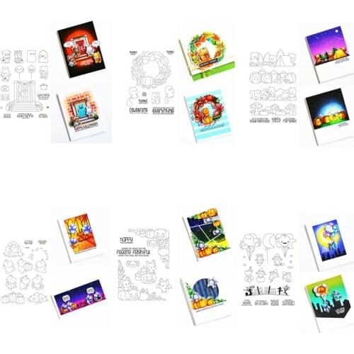 Small animals Transparent Klare stempel und schneiden stirbt DIY Silikon Dichtungen Scrapbooking/Karte, Der/Fotoalbum Dekora