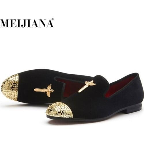 MEIJIANA Velvet Loafers Men Shoes Mens Flats Slip-On Driving Shoes Large Size 38-48 Soft Comfortable Designer Loafers Moccasins