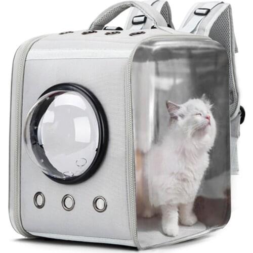 New Pet Cat Bag Transparent Pet Backpack Foldable Space Capsule Outdoor Portable Backpack Dog Cat Carrier