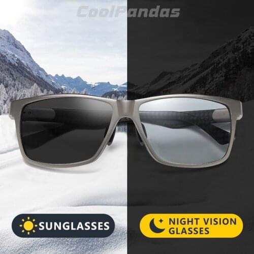 2020 Square Photochromic Sunglasses For Men Polarized Sun Glasses Women Driving Anti-blue light Eyewear Oculos De Sol Masculino