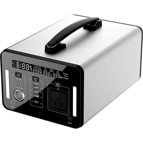 Portable Power Station Emergency 500w Lithium Battery Generator Supply