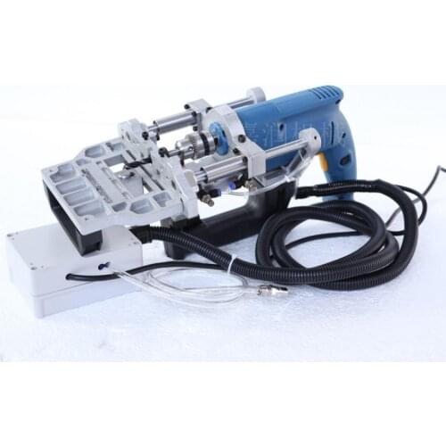 220V Office Furniture Side Hole Drill Portable Side Hole Machine Three-In-One Pneumatic Drill