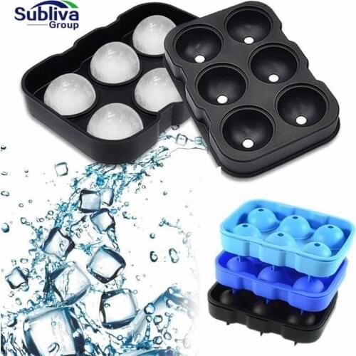 DIY Spherical Silicone Ice Cube Mould Whiskey Silicone Ice Ball Maker Flexible Silicone Ice Tray Round Ice Ball Mold