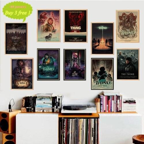 The Thing Classic Movie Wall Stickers Kraft Paper Paper Prints Home Decoration Livingroom Bedroom Bar Home