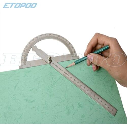 10cm 15cm 180 degree Stainless Steel Protractor Angle Finder Rotary Measuring Ruler Machinist Tool 10cm Craftsman Ruler