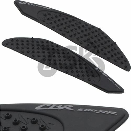 High quality For HONDA CBR 600 RR CBR 600RR CBR600RR F5 2007-2012 Motorcycle Tank Pad Side Gas Knee Grip Stickers Black