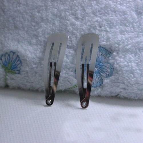 50pcs/lot Silver Tone Snap Hair Clips20/30/40/50/60/70/80/90mm DIY Hair Accessories for Kid Toddler Girl Hairgrip Hair Clip