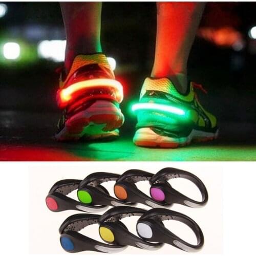 Shoe Clip Light Night Safety Warning LED Bright Flash Light For Running Bike Useful Outdoor Tool LED Luminous Kids Toys