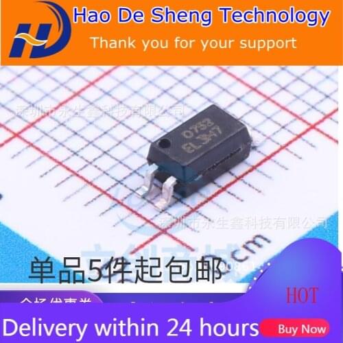 10PCS/LOT EL3H7D SSOP-4 Substitutions PC3H7D Micro Optocoupler New Original In Stock