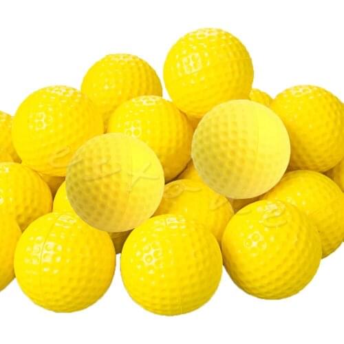 10pcs Yellow PU foam Golf Balls Training Indoor Outdoor Golfer Club Practice Aid