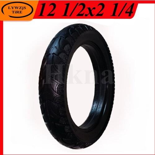 12 1/2X2 1/4 Solid Tire 12 1/2*2 1/4 Thickening Tyre for Electric Vehicle Scooter Non- Inflatable Explosion-proof Tyre Parts