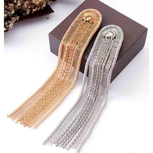 2pcs EE0794 Handmade stage arena exhibition perform play show tassel big shoulder brooch epaulet /epaulettes badge knot pads