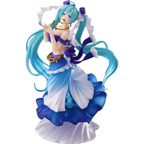 23cm TAITO VOCALOID Hatsune Miku Mermaid Pvc Collection Model Toys Decoration